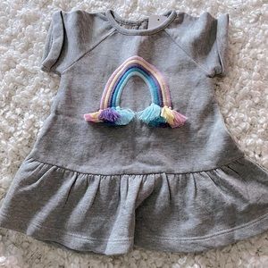 Peek Kidz  Gray Rainbow Dress